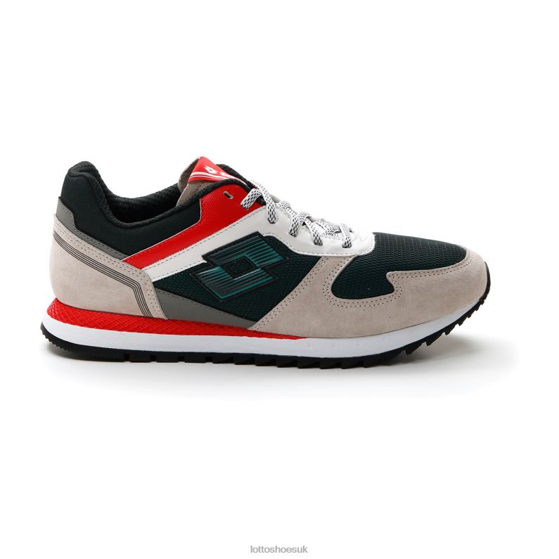 RUNNER PLUS 95 IV Man 446TN74 Shoes CADMIUM GREEN/RAINY DAY/FLAME RED Lotto