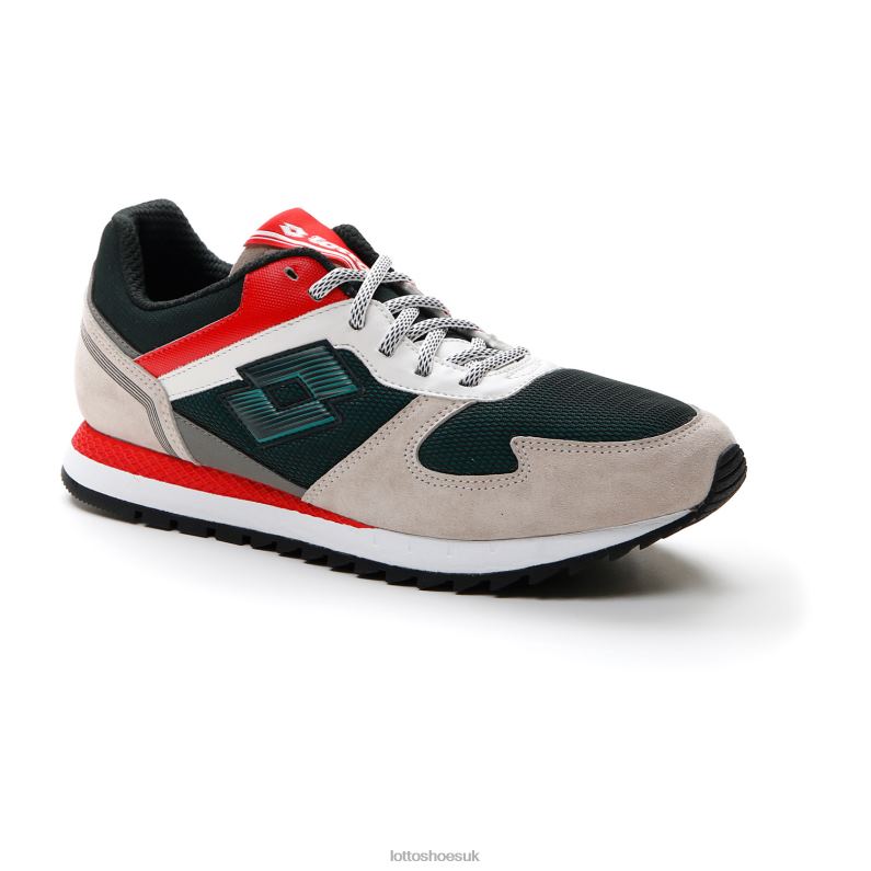 RUNNER PLUS 95 IV Man 446TN74 Shoes CADMIUM GREEN/RAINY DAY/FLAME RED Lotto