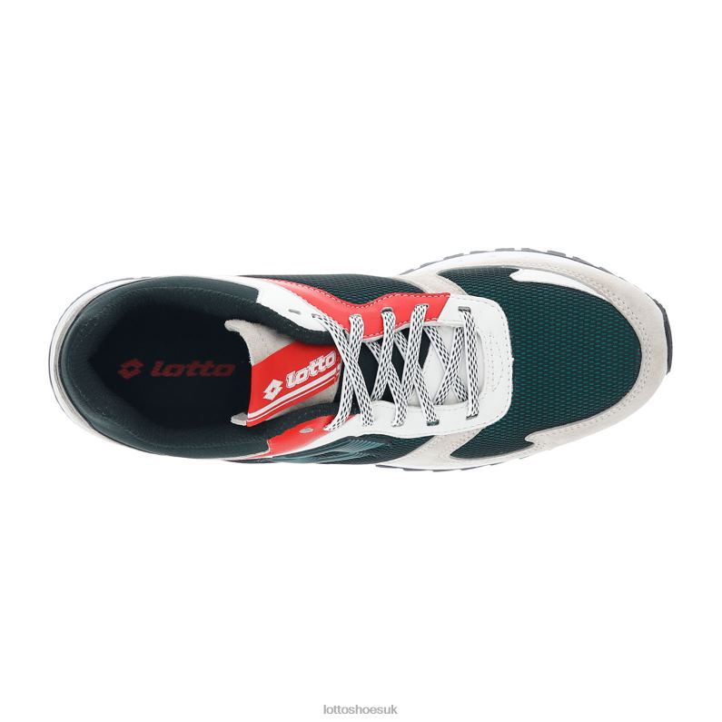 RUNNER PLUS 95 IV Man 446TN74 Shoes CADMIUM GREEN/RAINY DAY/FLAME RED Lotto