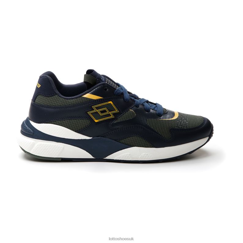 SIRIUS 95 AMF Man 446TN57 Shoes DARK BLUE/THYME DK GREEN/OLD GOLD Lotto