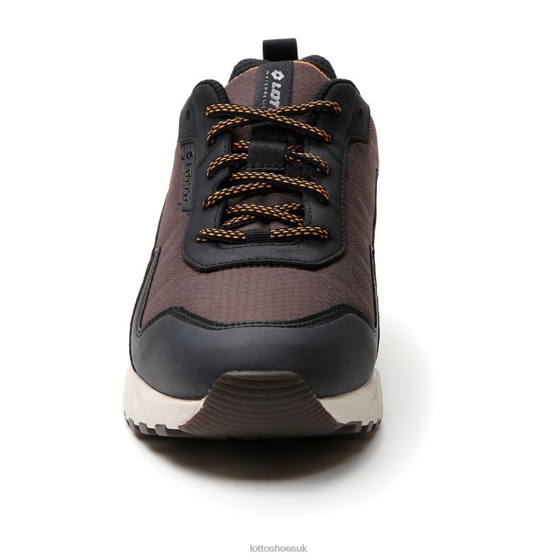 ULTRA AMF II HD Man 446TN78 Shoes FONDANT BROWN/ALL BLACK Lotto