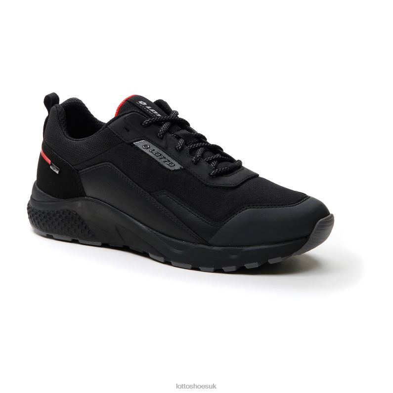 ULTRA AMF II HD Man 446TN79 Shoes ALL BLACK Lotto