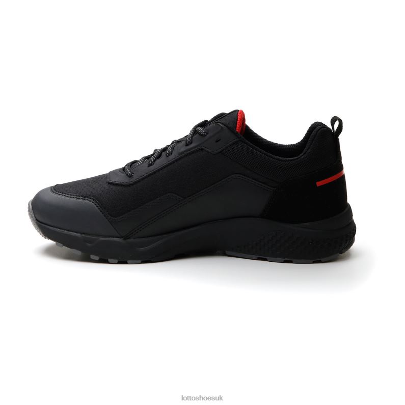 ULTRA AMF II HD Man 446TN79 Shoes ALL BLACK Lotto