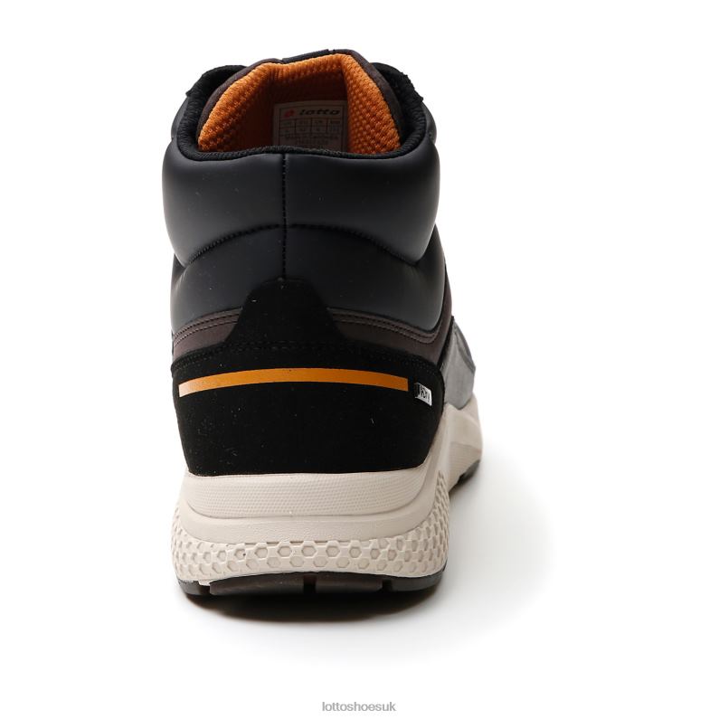 ULTRA AMF II MID HD Man 446TN68 Shoes FONDANT BROWN/ALL BLACK Lotto