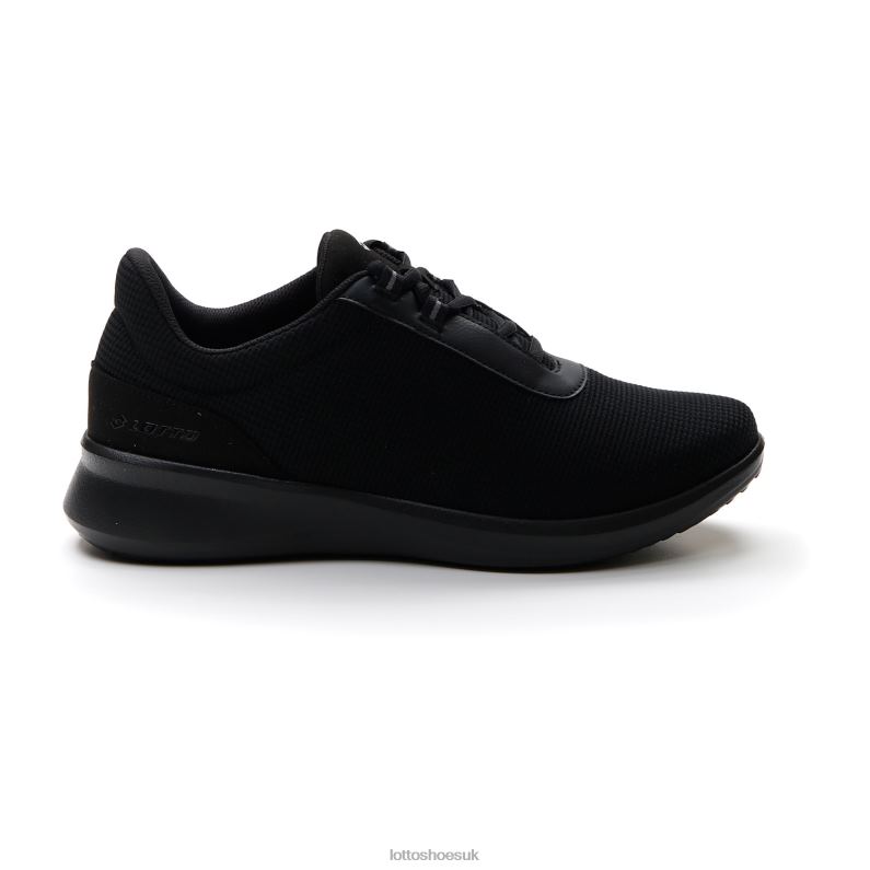 VERSO AMF 2 Man 446TN88 Shoes ALL BLACK Lotto