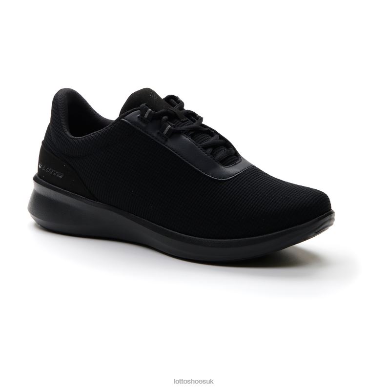 VERSO AMF 2 Man 446TN88 Shoes ALL BLACK Lotto