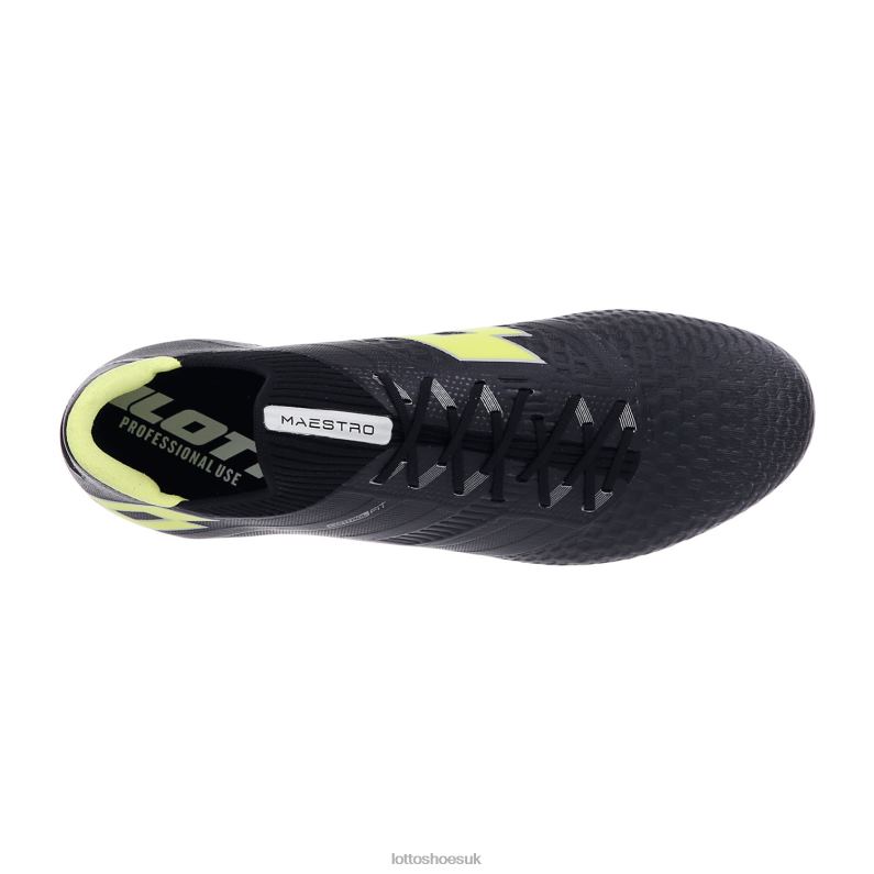 MAESTRO 100 IV FG Man 446TN159 Shoes ALL BLACK/ACACIA GREEN Lotto