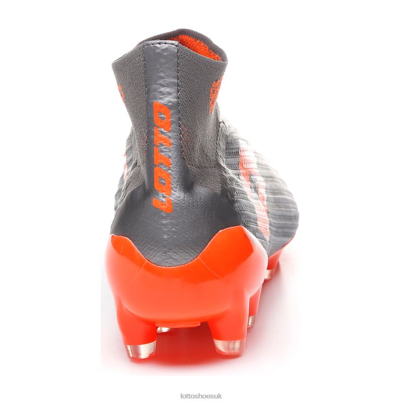 SOLISTA 100 III GRAVITY FG Man 446TN170 Shoes COOL GRAY /ORANGE FLUO/GRAVITY TITAN Lotto