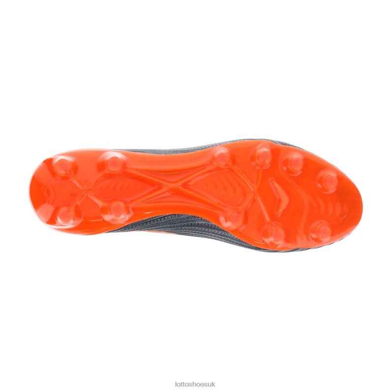 SOLISTA 100 III GRAVITY FG Man 446TN170 Shoes COOL GRAY /ORANGE FLUO/GRAVITY TITAN Lotto