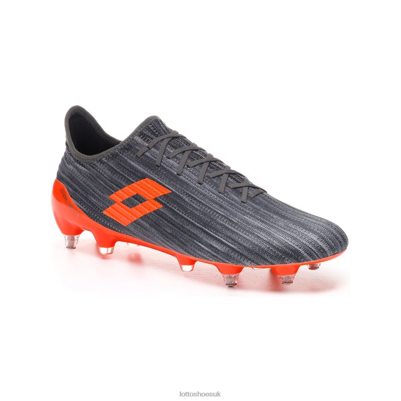 SOLISTA 200 III SGX Man 446TN169 Shoes COOL GRAY /ORANGE FLUO/GRAVITY TITAN Lotto