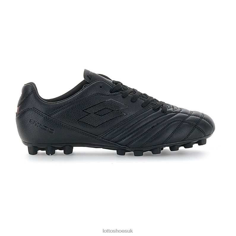STADIO 300 II AGM Man 446TN201 Shoes ALL BLACK Lotto