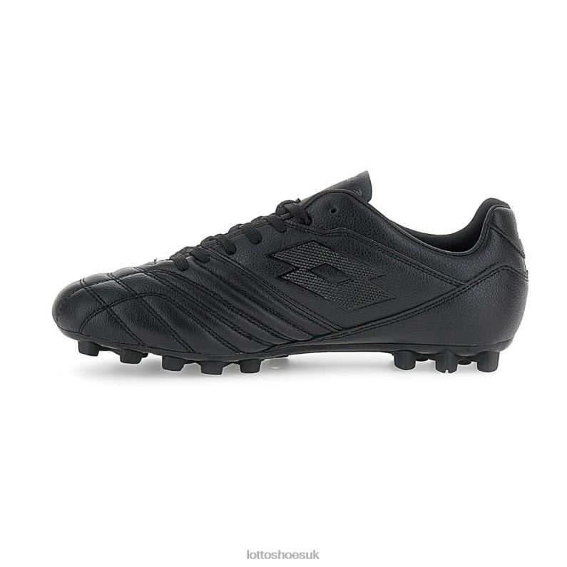 STADIO 300 II AGM Man 446TN201 Shoes ALL BLACK Lotto