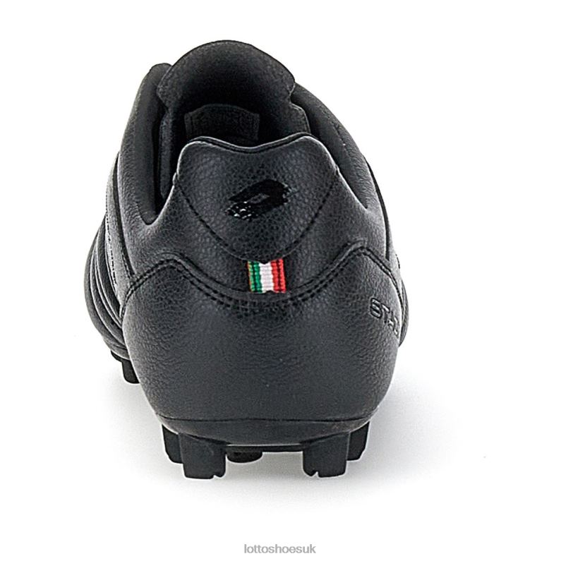 STADIO 300 II AGM Man 446TN201 Shoes ALL BLACK Lotto