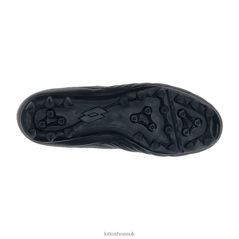 STADIO 300 II AGM Man 446TN201 Shoes ALL BLACK Lotto