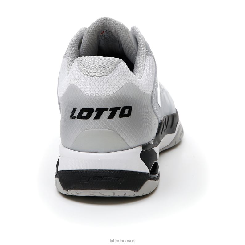 MIRAGE 100 SPD Man 446TN109 Shoes ALL WHITE/ALL BLACK/SILVER METAL 2 Lotto