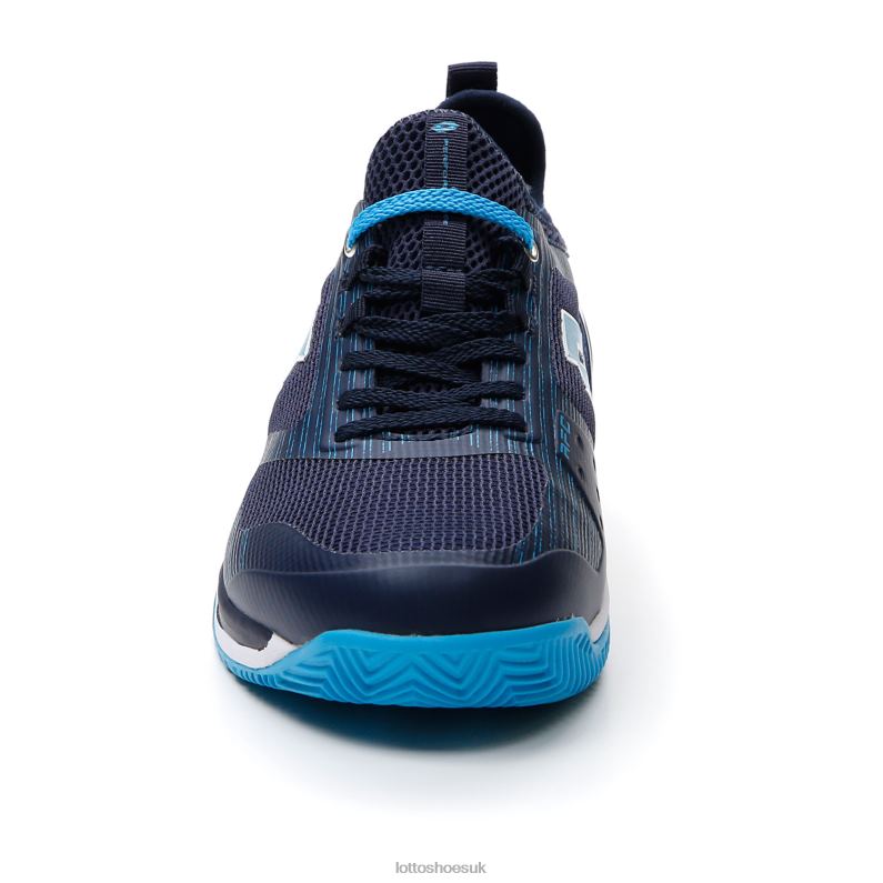 MIRAGE 200 CLY Man 446TN132 Shoes NAVY BLUE/BLUE OCEAN/ALL WHITE Lotto