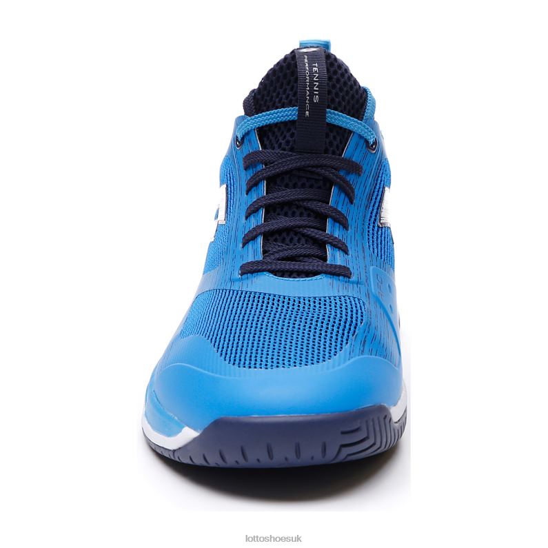 MIRAGE 200 SPD Man 446TN130 Shoes DIVA BLUE/ALL WHITE/NAVY BLUE Lotto