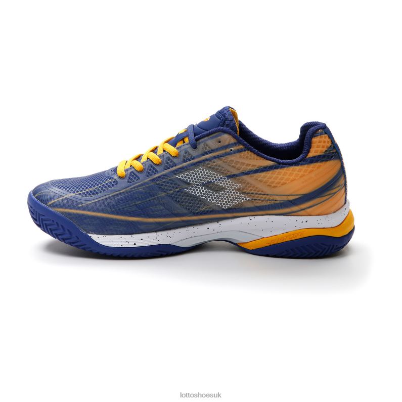 MIRAGE 300 CLY Man 446TN118 Shoes SODALITE BLUE/ALL WHITE/SAFFRON Lotto