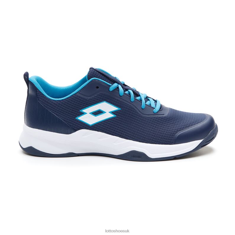 MIRAGE 600 ALR Man 446TN129 Shoes NAVY BLUE/ALL WHITE/SCUBA BLUE Lotto