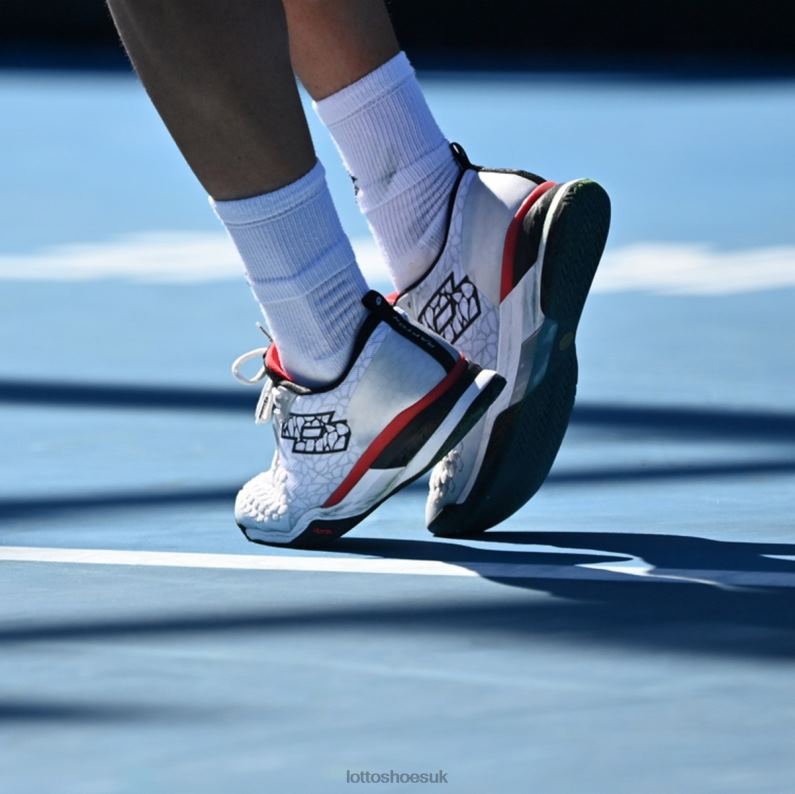 RAPTOR HYPERPULSE 100 SPD Man 446TN106 Shoes ALL WHITE/ALL BLACK/FLAME RED Lotto