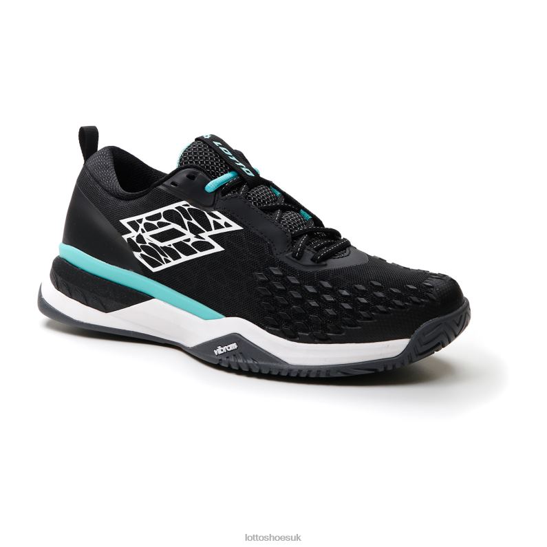 RAPTOR HYPERPULSE 100 SPD Man 446TN97 Shoes ALL BLACK/ALL WHITE/GREEN 929C Lotto