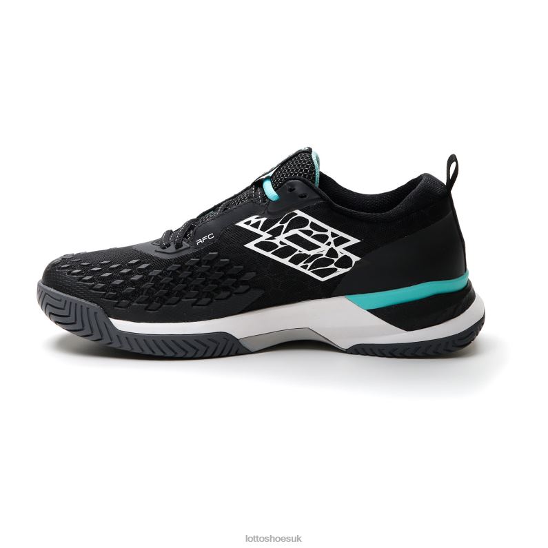 RAPTOR HYPERPULSE 100 SPD Man 446TN97 Shoes ALL BLACK/ALL WHITE/GREEN 929C Lotto