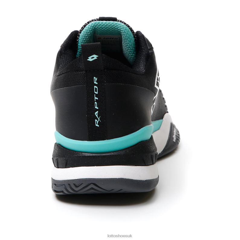 RAPTOR HYPERPULSE 100 SPD Man 446TN97 Shoes ALL BLACK/ALL WHITE/GREEN 929C Lotto