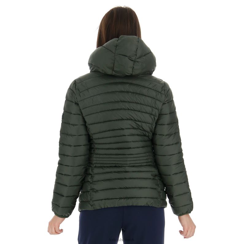BOMBER CORTINA W PAD Woman 446TN958 Apparel GREEN RESIN Lotto