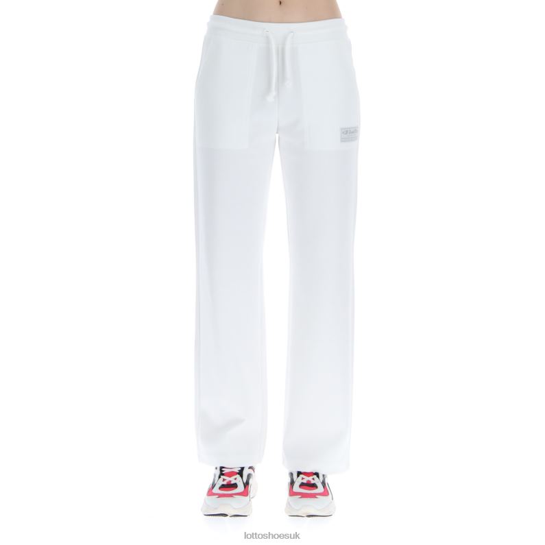 ATHLETICA DUE W IV PANT PL Woman 446TN842 Apparel CANDY WHITE Lotto