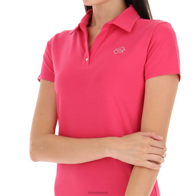 POLO CLASSICA W JS Woman 446TN973 Apparel GLAMOUR PINK Lotto