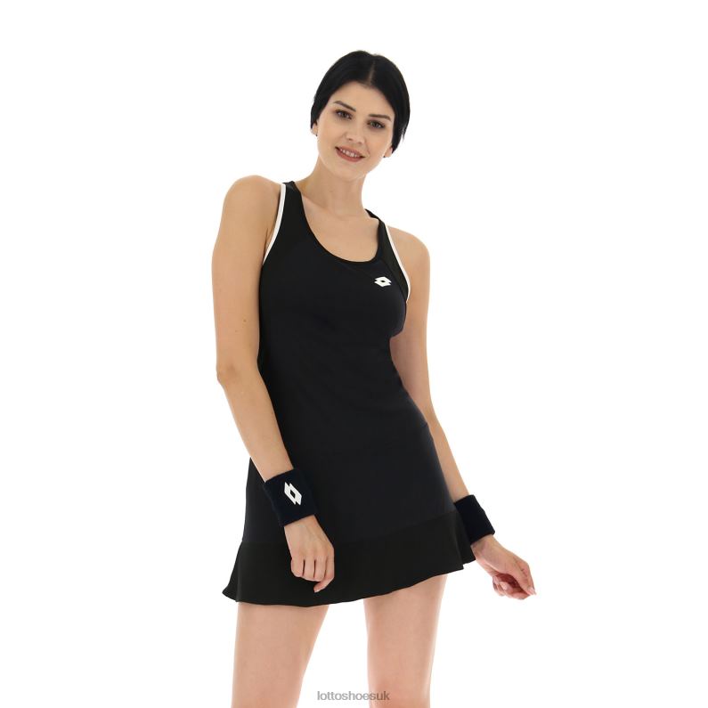 SQUADRA W II DRESS PL Woman 446TN1011 Apparel ALL BLACK Lotto