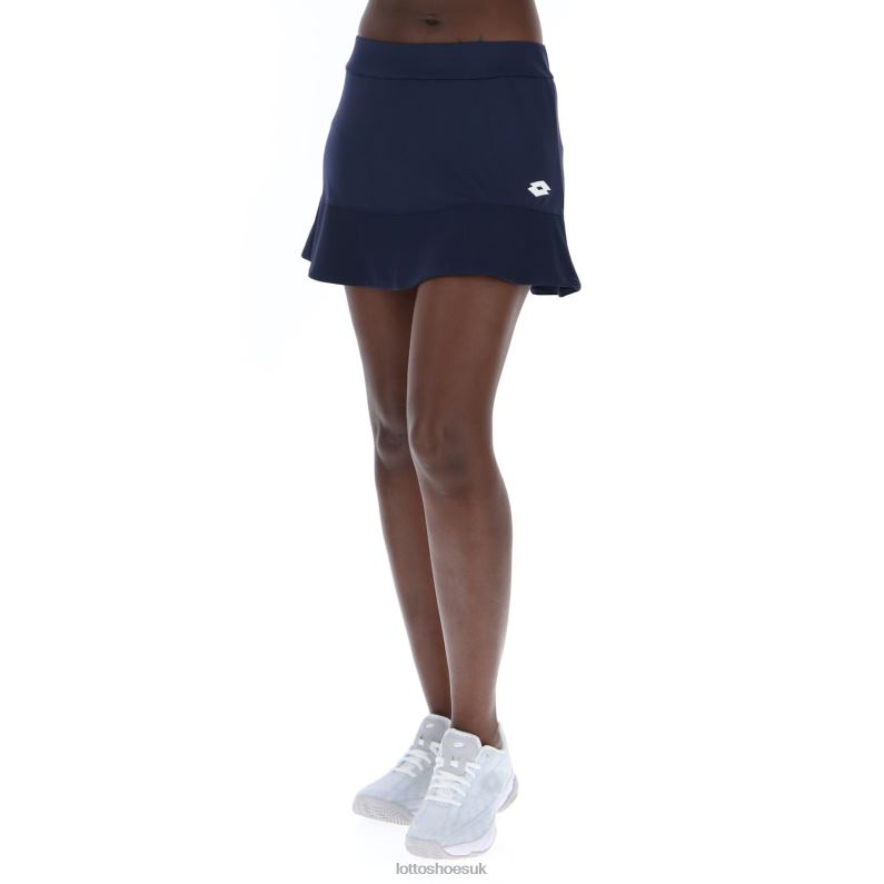 SQUADRA W II SKIRT PL Woman 446TN994 Apparel NAVY BLUE Lotto