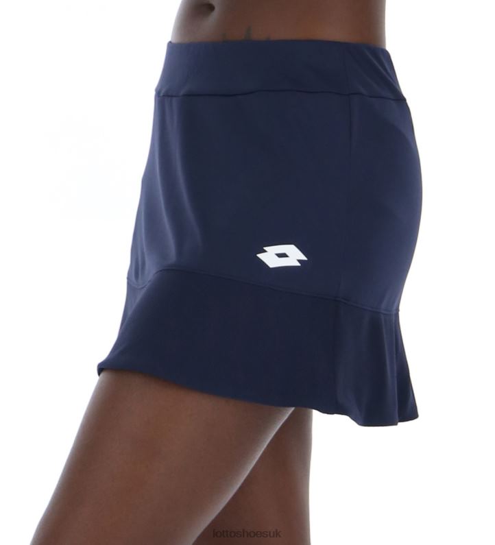 SQUADRA W II SKIRT PL Woman 446TN994 Apparel NAVY BLUE Lotto