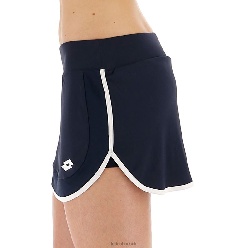 SQUADRA W SKIRT Woman 446TN996 Apparel NAVY BLUE Lotto