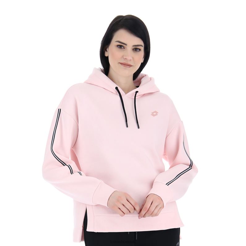 DINAMICO W V SWEAT HD FL Woman 446TN821 Apparel BARELY PINK Lotto