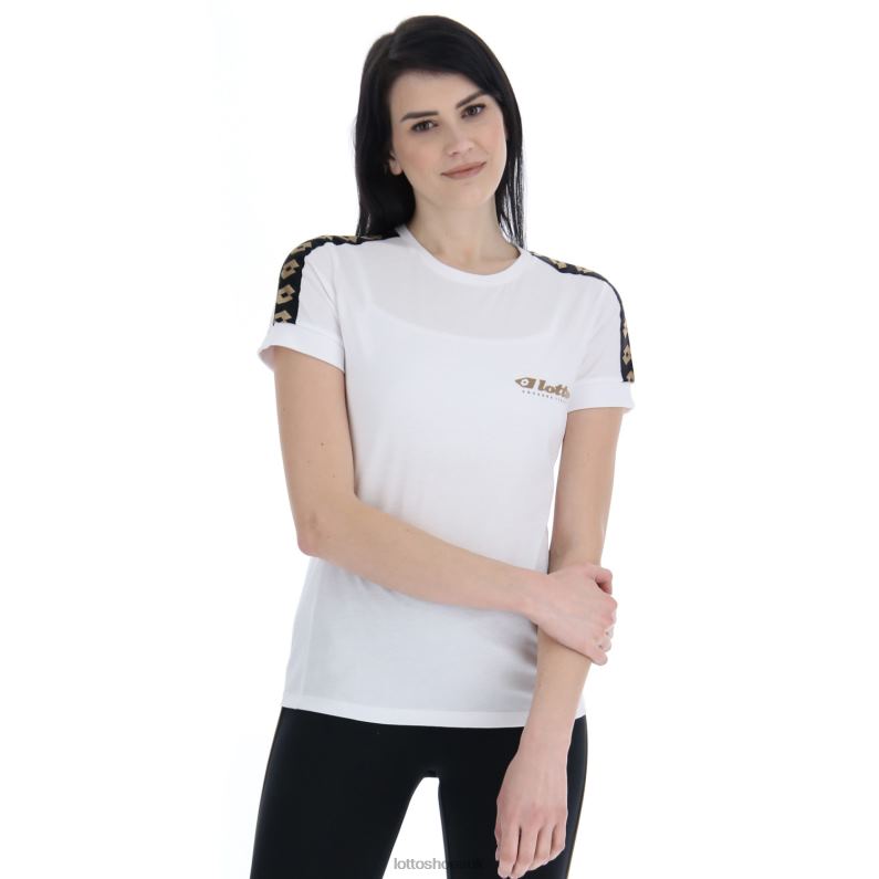 ATHLETICA CLASSIC W IV TEE JS Woman 446TN900 Apparel BRIGHT WHITE Lotto