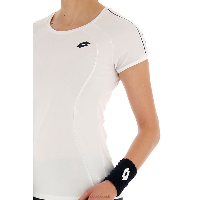 SQUADRA W TEE Woman 446TN925 Apparel BRILLIANT WHITE Lotto