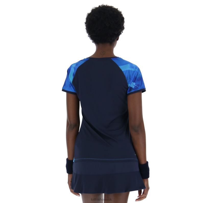 TOP TEN W III TEE PRT3 PL Woman 446TN943 Apparel SPORTS Lotto