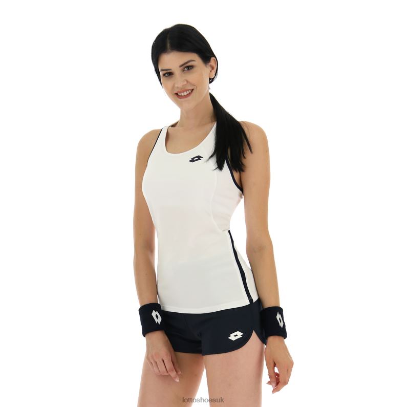 SQUADRA W II TANK PL Woman 446TN982 Apparel BRIGHT WHITE Lotto