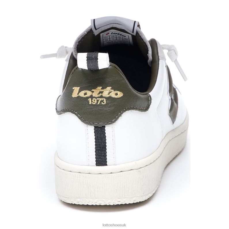 AUTOGRAPH W Woman 446TN708 Shoes SNOW WHITE/DARK OLIVE Lotto