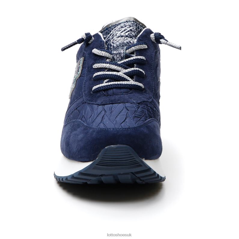 WEDGE W Woman 446TN700 Shoes DRESS BLUE/GRAVITY TITAN Lotto