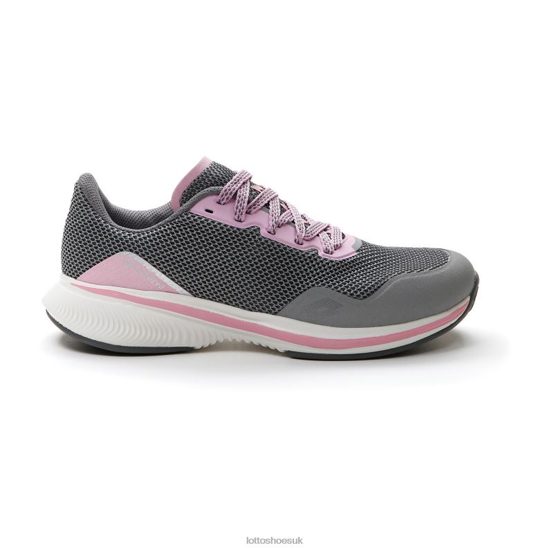 SPEEDEVO 502 W Woman 446TN786 Shoes COOL GRAY 7C/GRAVITY TITAN/LILAC SACHET Lotto