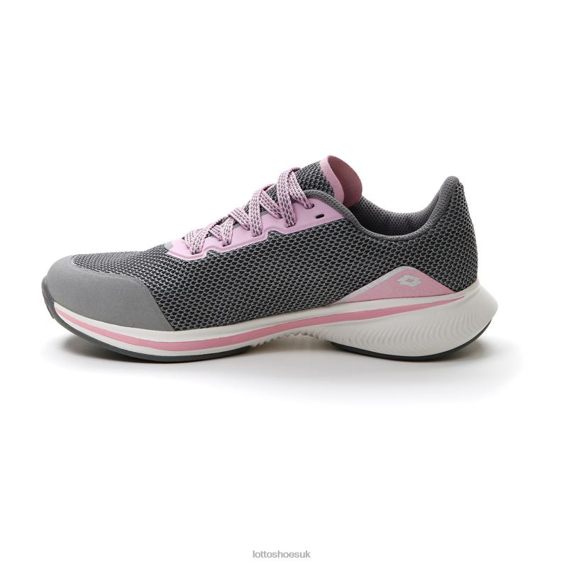 SPEEDEVO 502 W Woman 446TN786 Shoes COOL GRAY 7C/GRAVITY TITAN/LILAC SACHET Lotto
