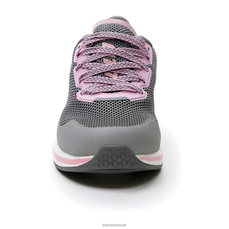SPEEDEVO 502 W Woman 446TN786 Shoes COOL GRAY 7C/GRAVITY TITAN/LILAC SACHET Lotto