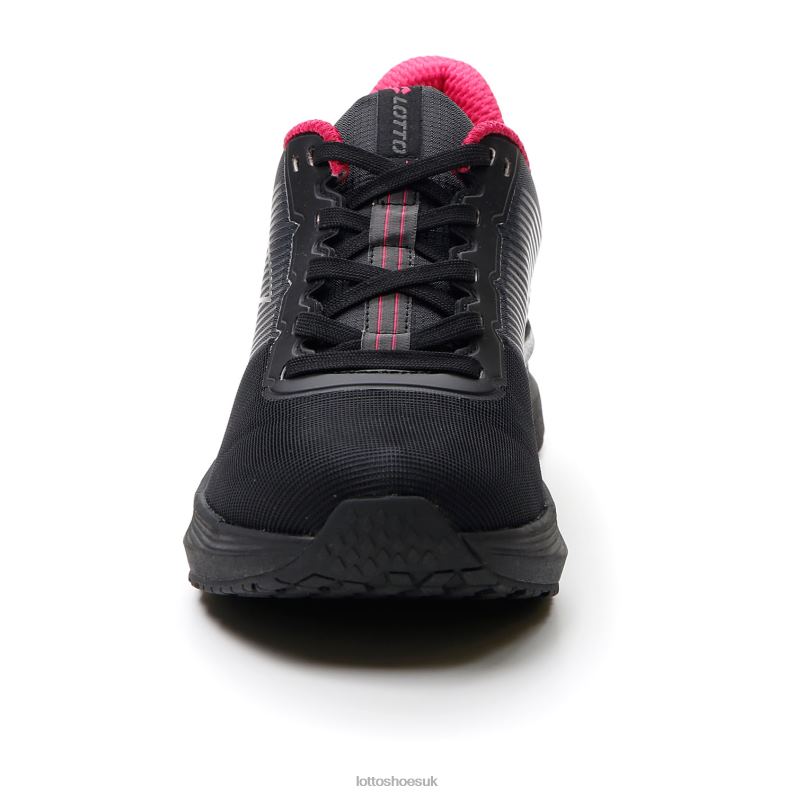 SPEEDEVO 700 II W Woman 446TN795 Shoes ALL BLACK/GRAVITY TITAN/GLAMOUR PINK Lotto