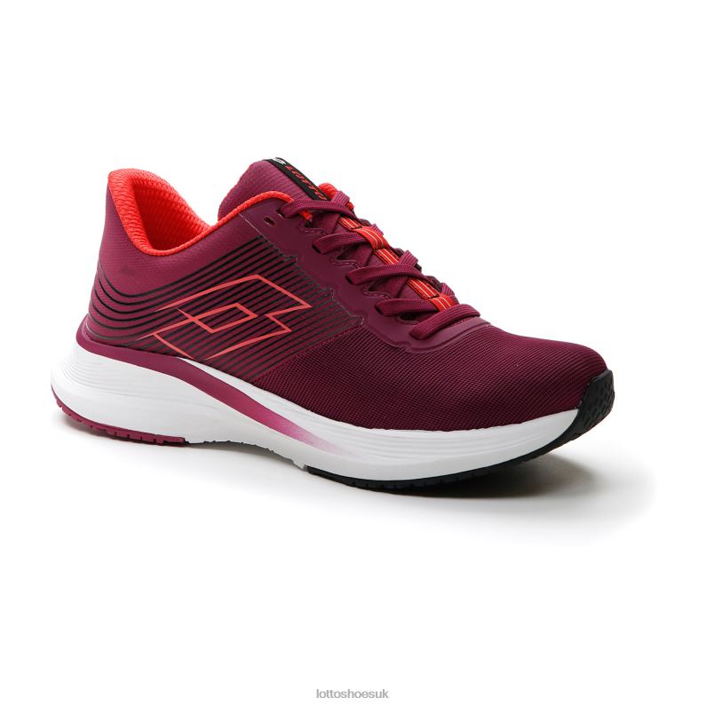 SPEEDEVO 700 II W Woman 446TN796 Shoes PURPLE 228/RED FLUO/ALL BLACK Lotto