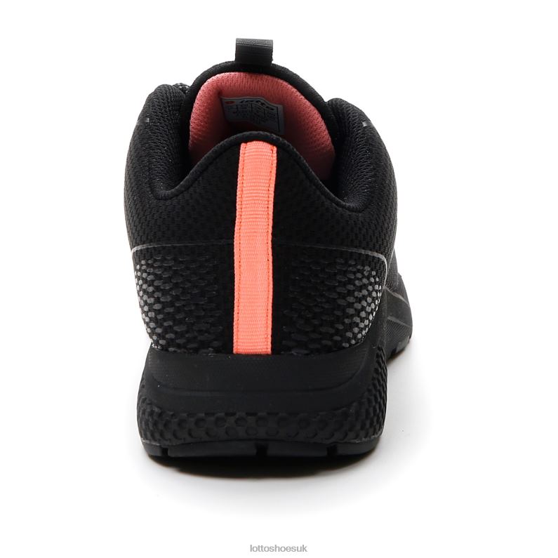 KIBRA AMF W Woman 446TN719 Shoes ALL BLACK/GRAVITY TITAN Lotto