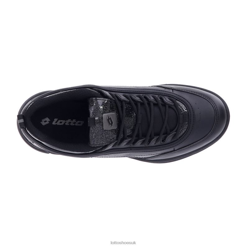 LOVE RIDE PRIME III GLITTER W Woman 446TN726 Shoes ALL BLACK/GRAVITY TITAN Lotto