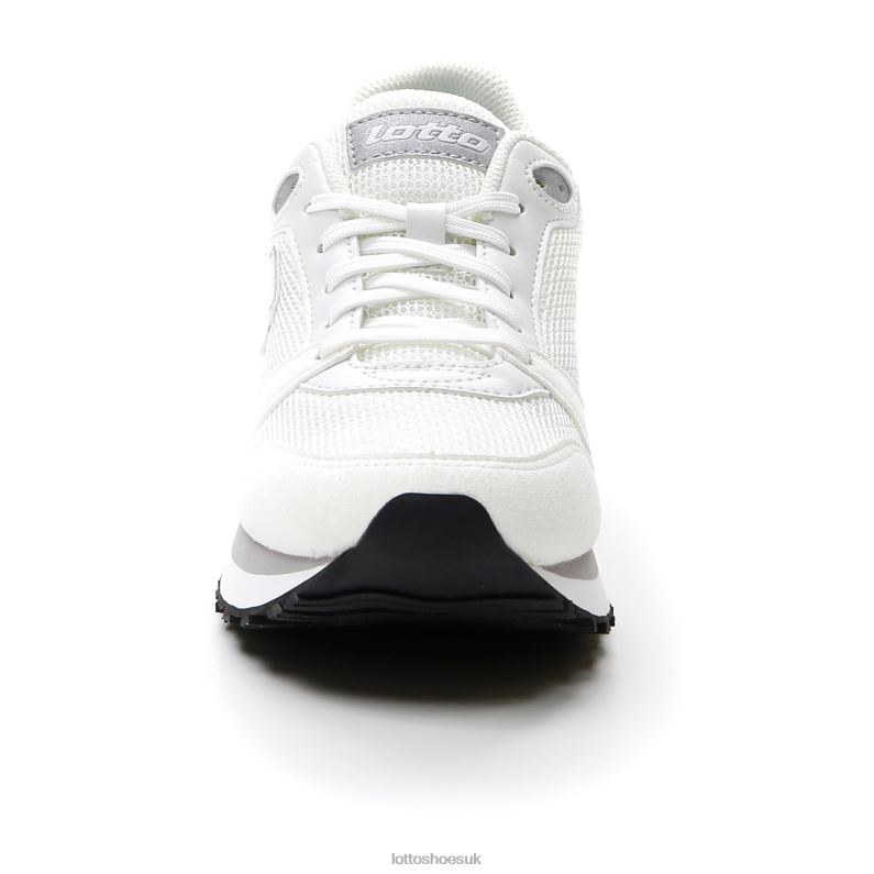 TRAINER WEDGE AMF IV W Woman 446TN738 Shoes WHITE/SILVER METAL 2 Lotto