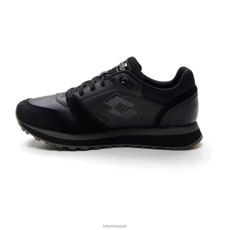 TRAINER WEDGE III W Woman 446TN737 Shoes ALL BLACK/GRAVITY TITAN Lotto